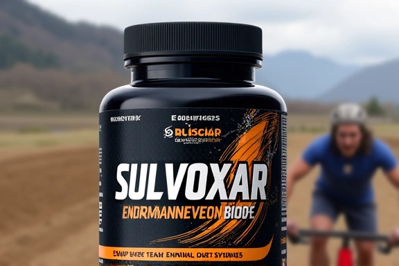 Sulvoxar Endurance Boost supplement bottle