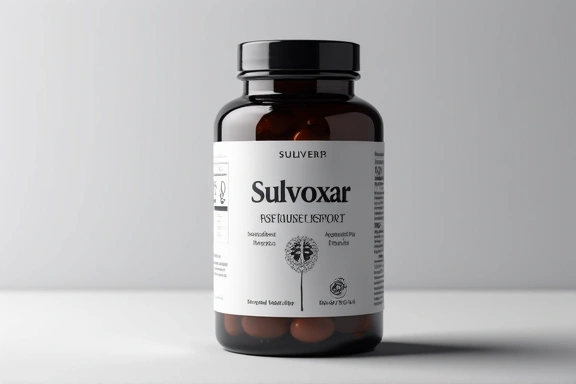 Sulvoxar Cognitive Support supplement bottle