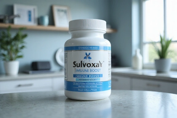 Sulvoxar Immune Boost supplement bottle